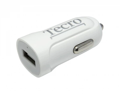 Автомобильное зарядное устройство Tecro TCR-0121AW 1USB 2,1A/5V Белый