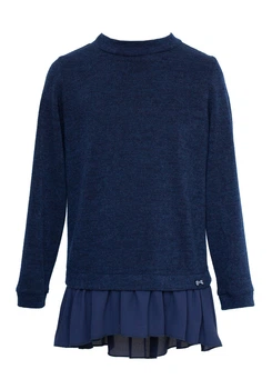 Джемпер для девочки SLY 503/S/19 синий 146