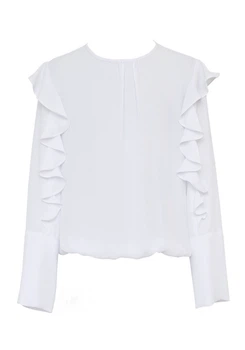 Блузка для девочки SLY 139/S/19 белая 146