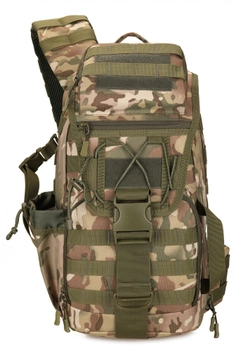 Рюкзак тактичний однолямочний штурмовий Protector Plus X221 multicam