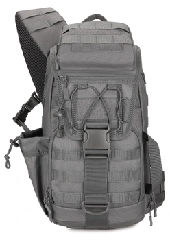 Рюкзак тактичний однолямочний штурмовий Protector Plus X221 gray