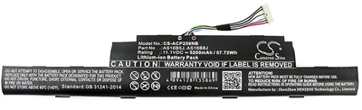 Акумуляторна батарея Acer AS16B8J (10.8V, 5200 mAh, Li-Ion) для Aspire F15 F5-573G F5-573G-78DZ