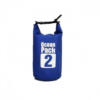 Водонепроницаемая рюкзак сумка гермомешок с шлейкой на плечо Ocean Pack 2 л Blue (HbP050430)
