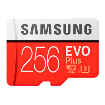 Карта Памяти Samsung EVO Plus microSDXC Class 10 256GB Red Б/У Отличный
