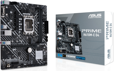 Материнская плата Asus Prime H610M-E D4 Socket 1700