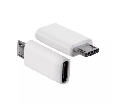 Переходник с Micro на TYPE-C для смартфонов и других устройств / Белый