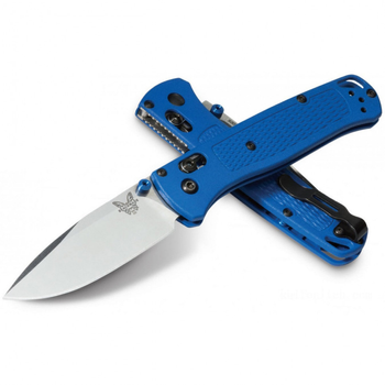 Нож туристический складной Benchmade Bugout Plain 18.9 см (синий)