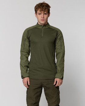 Боевая тактическая рубашка Убакс Ubacs зеленая хаки размер XL/52