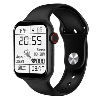 Z32 Pro Black + Multicolored Smart Watch Series 6 Умные смарт часы голосовой вызов, температура тела , 2 ремешка в комплекте