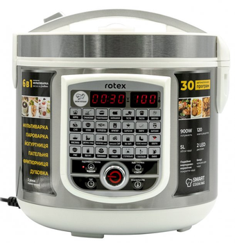 Мультиварка Excellence Rotex RMC505-B Excellence 5 л. 30 программ