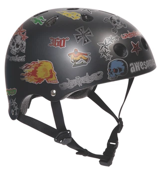 Защитный шлем SFR Boy's Sticker L-XL (57-59 см) Black