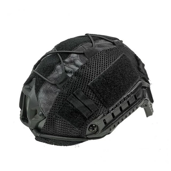 Чехол-кавер на шлем DEDOMON вырез для крепления ПНВ Мультикам 33*24.5cm Черный (sv1477)