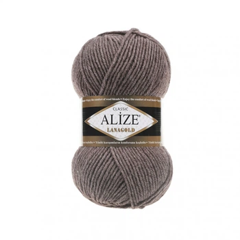 Alize Lanagold 240 Коричневый меланж