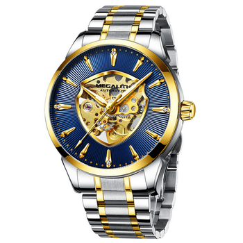 Годинник Megalith 8210M Silver-Gold- Blue