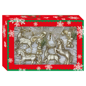 Набор елочных игрушек Christmas box-26 MIS LT 30x20x6 cm
