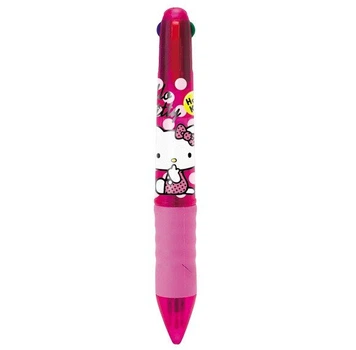 Ручка шариковая 4х цветная Hello Kitty Sanrio Разноцветная 881780434588