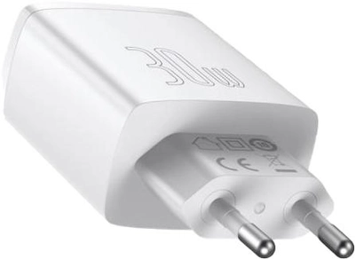 Сетевое зарядное устройство Baseus Compact Quick Charger 2U+C 30 W EU Белый (CCXJ-E02)