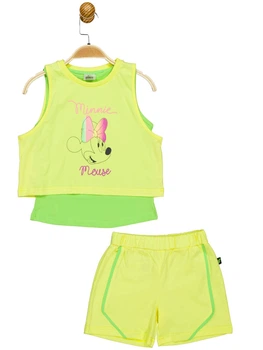 Комплект (майка, шорты) Minni Mouse 110 см (5 лет) Disney MN17467 Желто-зеленый 8691109889768