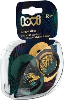 Пустушка Lovi Jungle Vibes Boy силіконова динамічна 18+ місяців 2 шт (22/904boy)