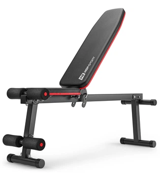 Скамья тренировочная Hop-Sport HS-1010 Pro универсальна для жима и пресса
