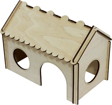 Будинок для гризунів Lucky Pet для пацюків та морських свинок 25x14x18 см (4820224219646)