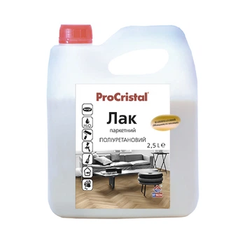 Лак паркетний поліуретановий ProCristal ІР-16 шовковисто-матовий 2,5 л