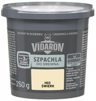 Шпаклівка акрилова для дерева Vidaron ялина H03 250 г