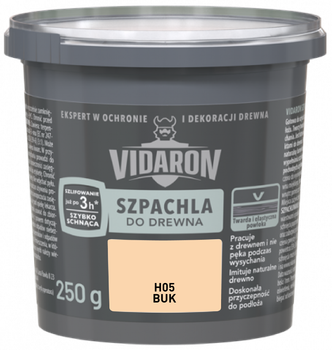 Шпаклівка акрилова для дерева Vidaron бук H05 250 г