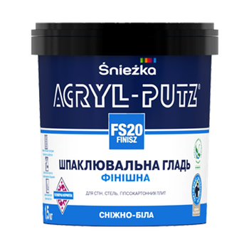 Шпаклівка полімерна Sniezka ACRYL-PUTZ FS20 Finisz 1,5 кг
