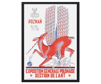 Постер CP Exposition Generale Polonaise 1929, Вінтаж 60х86 см (226)