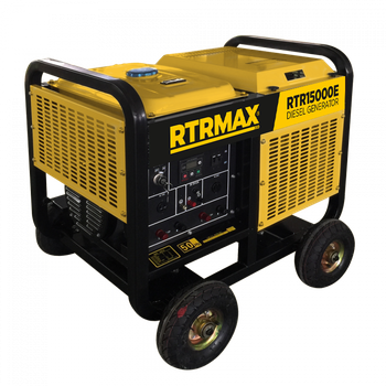 Генератор дизельный RTRMAX RTR-15000-DE 13,1 кВА, 1 фаза, электростартер, Турция