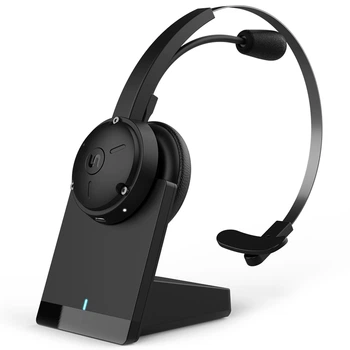 Bluetooth гарнітура для кол центру Digital Lion M101 бездротова Bluetooth 5.0 з мікрофоном шумозаглушення док станція (7802)