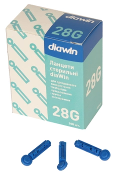Ланцети Diawin 28G  (100 шт)
