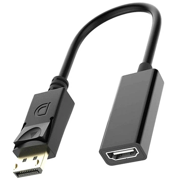 Переходник с DisplayPort на HDMI OEM DP2HDMI-01, 4K видео адаптер для ПК, ноутбука, телевизора, проектора