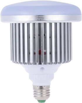 Світлодіодна LED лампа для софтбоксу Andoer SBK01, з цоколем E27, 72 діоди, 5500K, 50W