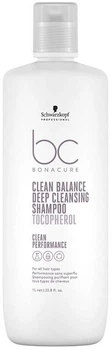 Шампунь Schwarzkopf Professional BC Bonacure Сlean Balance для глубокого очищения 1000 мл (4045787725032)