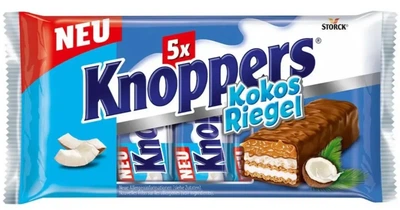 Вафельные батончики Knoppers Kokos Riegel 200г