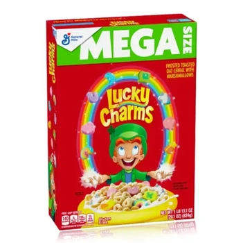 Сухой завтрак Lucky Charms Mega Size с кусочками цветного маршмеллоу 824 г