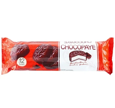 Печенье Chocopaye Cocoa and Marshmallows сэндвич из маршмеллоу покрытое молочным шоколадом 216g