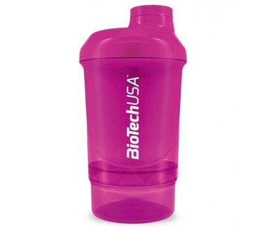 Шейкер Biotech SHAKER WAVE + NANO рожевий (300ml + 150ml) (484205)