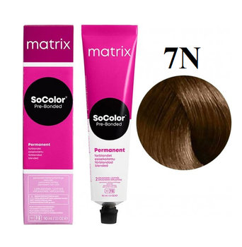 Стойкая крем-краска Matrix Socolor beauty 7N Блондин натуральный 90 мл