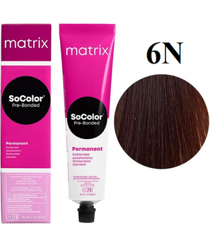 Стійка крем-фарба Matrix Socolor beauty 6N Темний натуральний блондин 90 мл