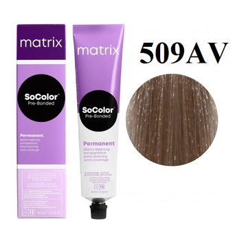 Стойкая крем краска для волос Matrix SOCOLOR.beauty Extra Coverage 509AV 90 мл