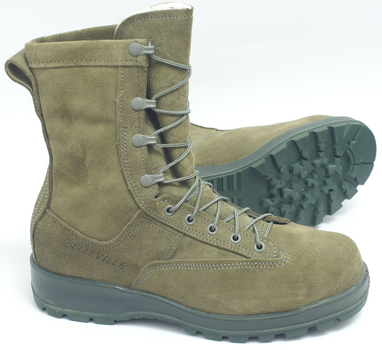 Берці зимові утеплені армії США Belleville 675ST 45.5 сіро зелені зихисний стальний носок