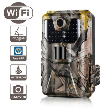 WiFi Фотоловушка, камера для охоты с 2.7К разрешением Suntek WiFi900plus, 30 Мп, приложение iOS / Android
