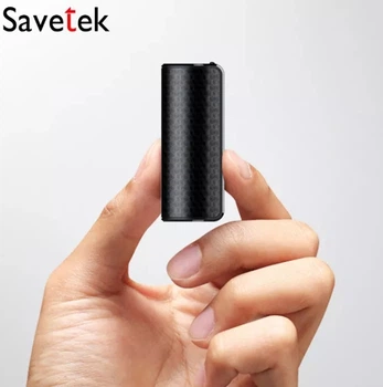 Мини диктофон Savetek 1000 с магнитом и активацией голосом, 8 Gb, 600 часов работы