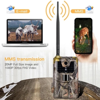 Фотоловушка, охотничья 4G камера с SMS управлением Suntek HC 900LTE