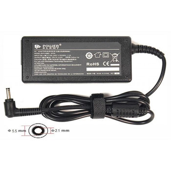 Блок живлення до ноутбука PowerPlant ACER 220V, 19V 65W 3.42A (5.5*2.1) (AC65F5521)