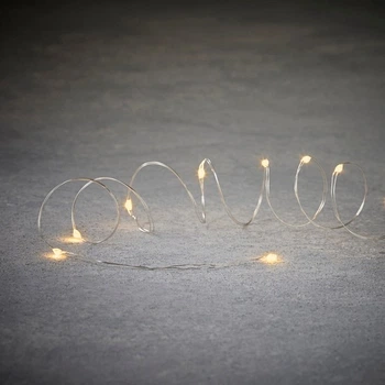 Светодиодная гирлянда Luca Lighting Сребная струна 13 м Теплый белый (8718861853216)