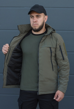 Куртка тактична на блискавці з капюшоном XS wal khaki2